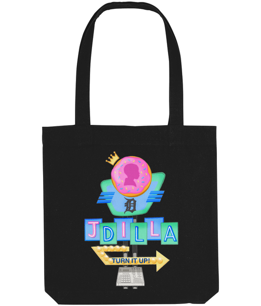 J Dilla Donut Diner Tote Bag
