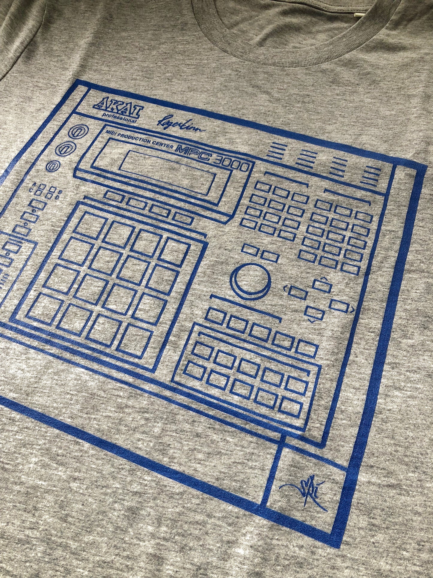 AKAI MPC 3000 - Heather Grey T-Shirt