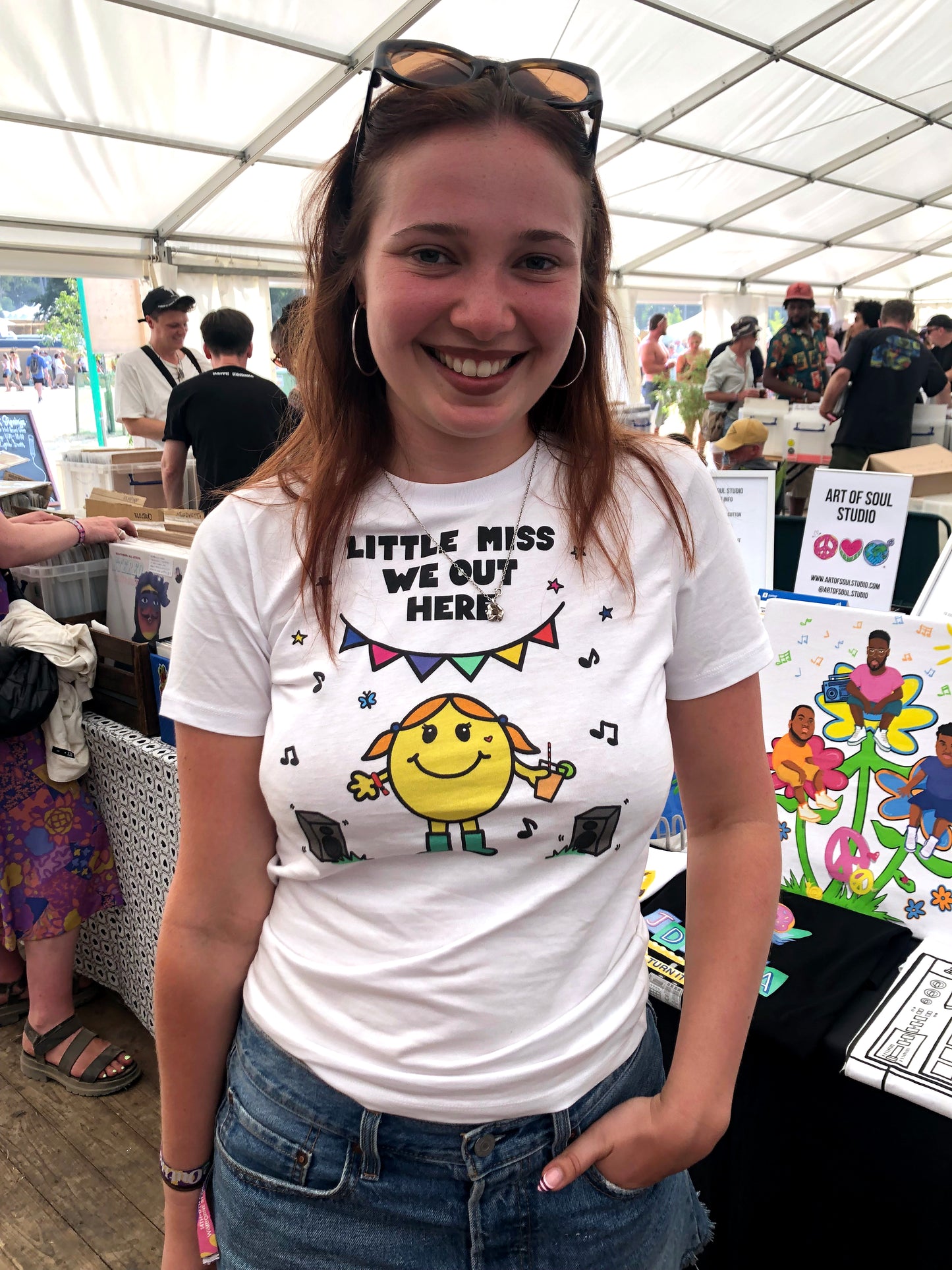 Little Miss 'We Out Here' - Womens T-Shirt